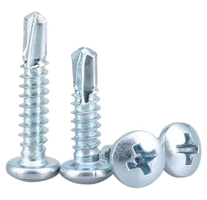 Philips Pan Head Sheet Metal Tek Mem Boranta Ŝraŭbo